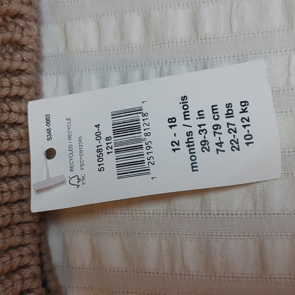 Nwt Baby Gap Knitted Monkey Hat - Picture 7 of 10